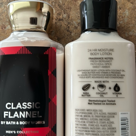 BBW Mens 2pc Body Lotion Classic Flannel - Picture 2 of 2